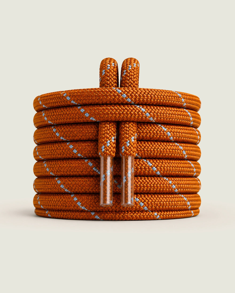 Coloured Posa Laces | Rust/ baby blue