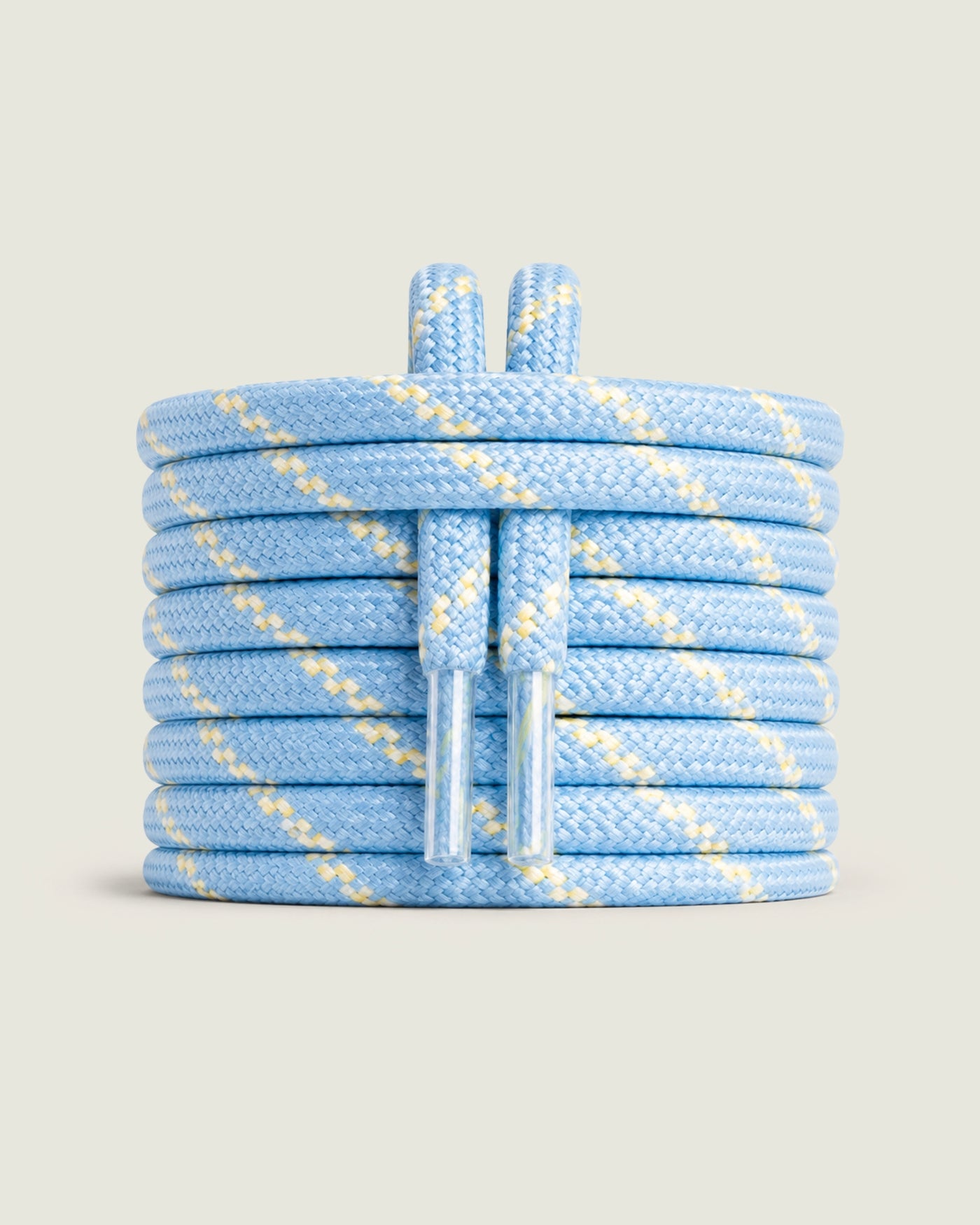 Coloured Posa Laces | Light blue/ white