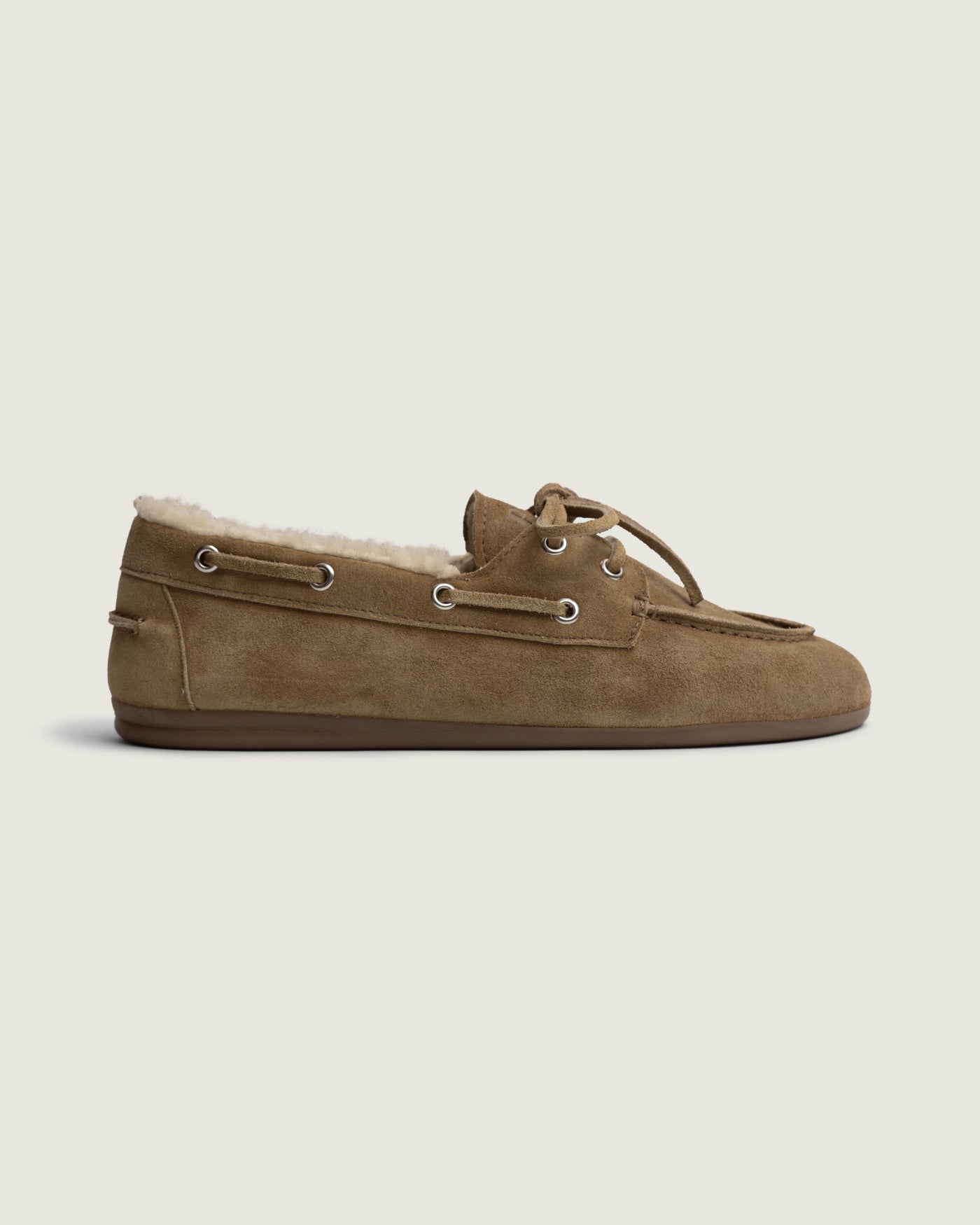 Boat Loafer Brushed - Fur | Camel