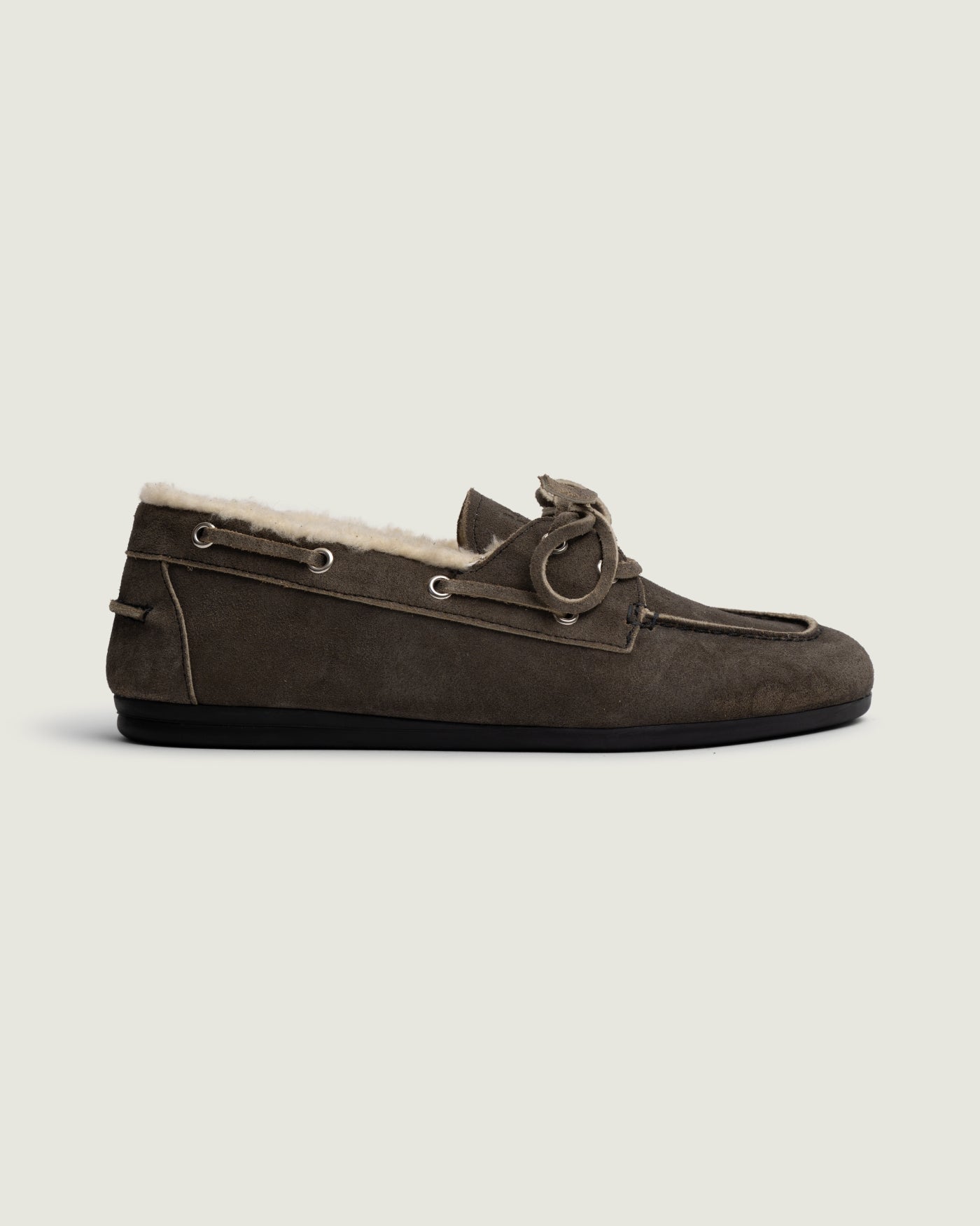 Boat Loafer Brushed - Fur | Daytona grey