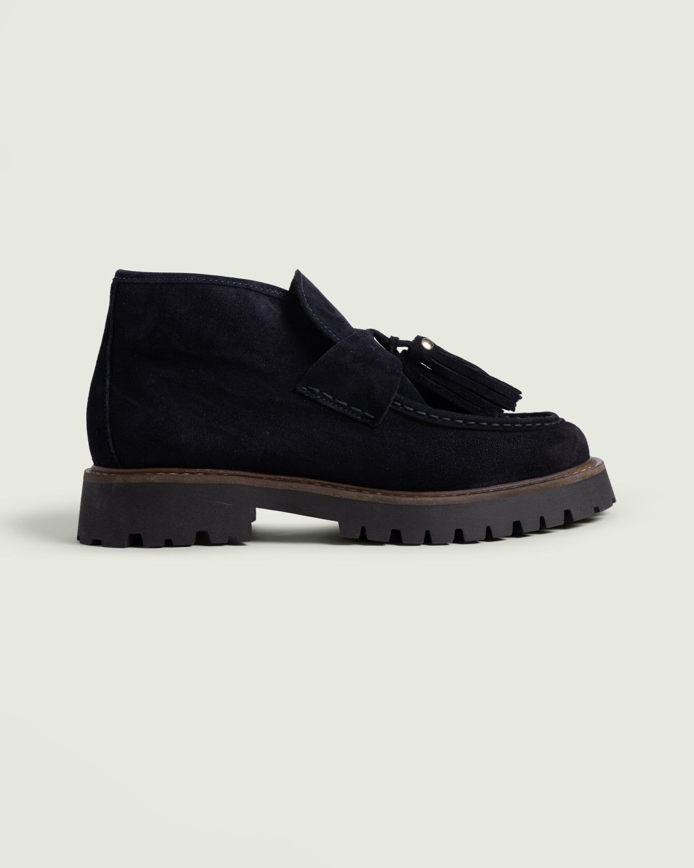 Aosta Tassel Boot | Navy
