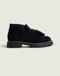 Aosta Tassel Boot | Navy