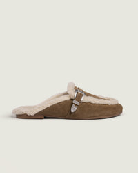 Aspen Mule - Suede | Tabacco