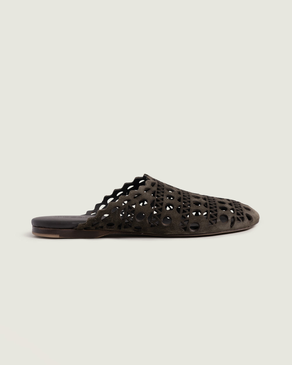 Aztec Mule - Suede | Dark grey