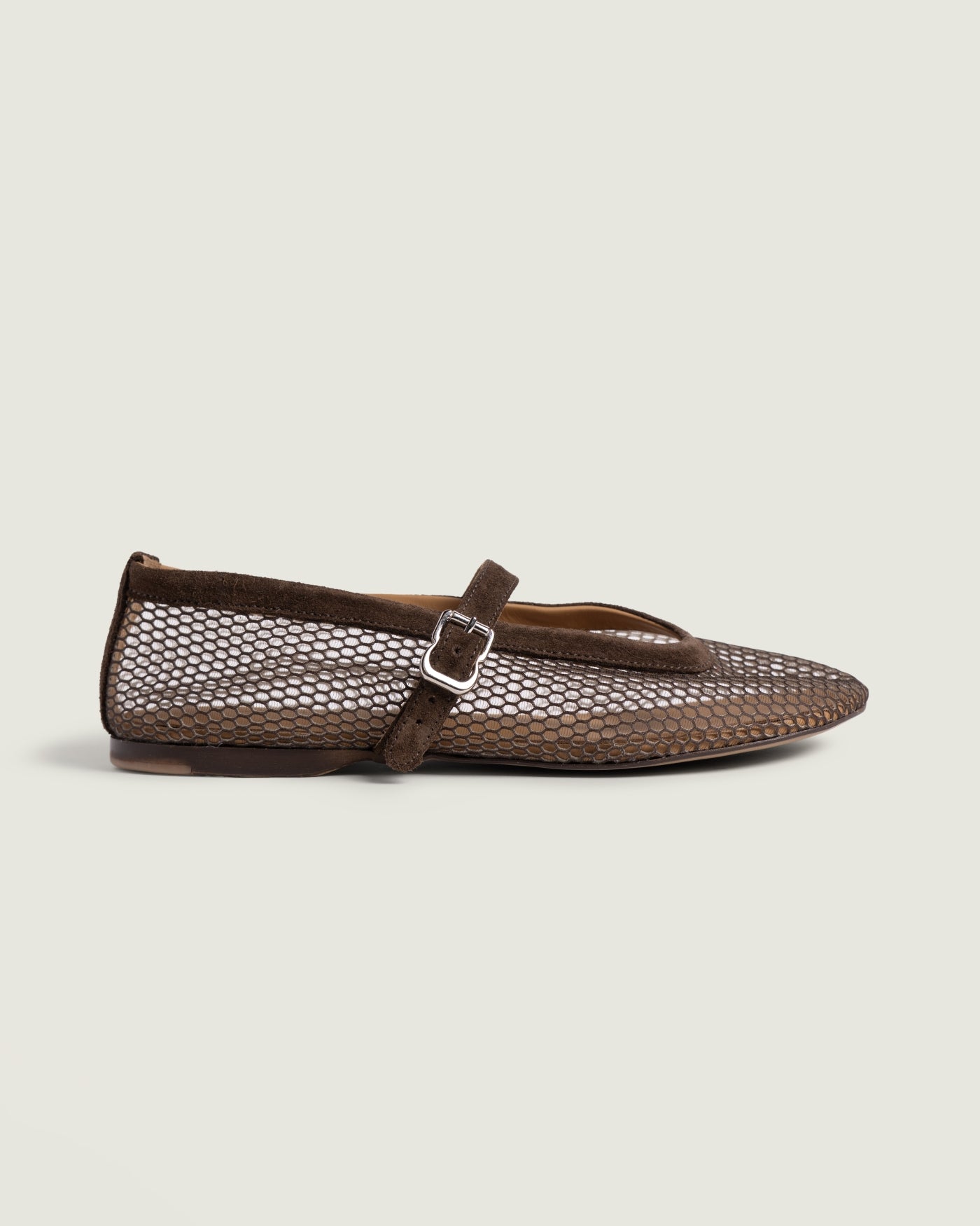 Baletto Mesh - Suede | Brown