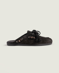 Boat Loafer Mule Beads | Espresso