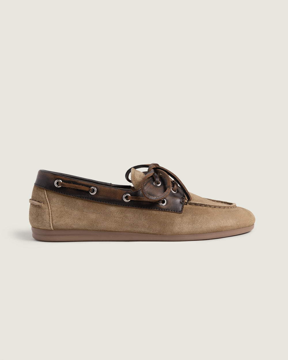 Boat Loafer Brushed - Suede/ Leather | Coffee/ Caramelo