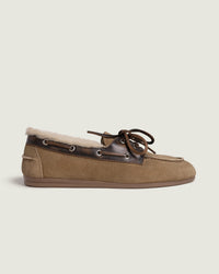 Boat Loafer Brushed Fur - Suede/ Leather | Coffee/ Caramelo