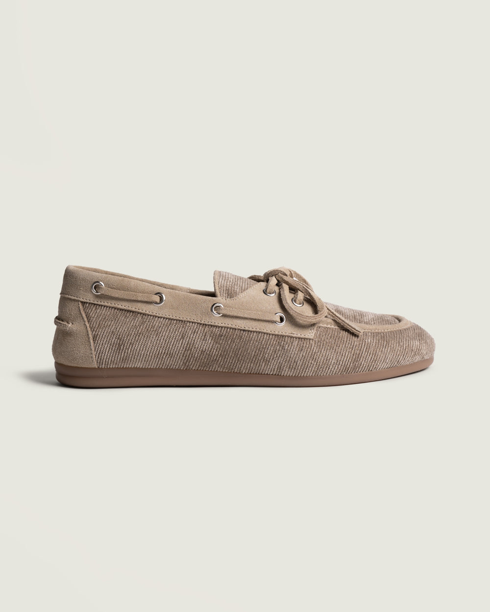 Boat Loafer Corduroy | Light taupe
