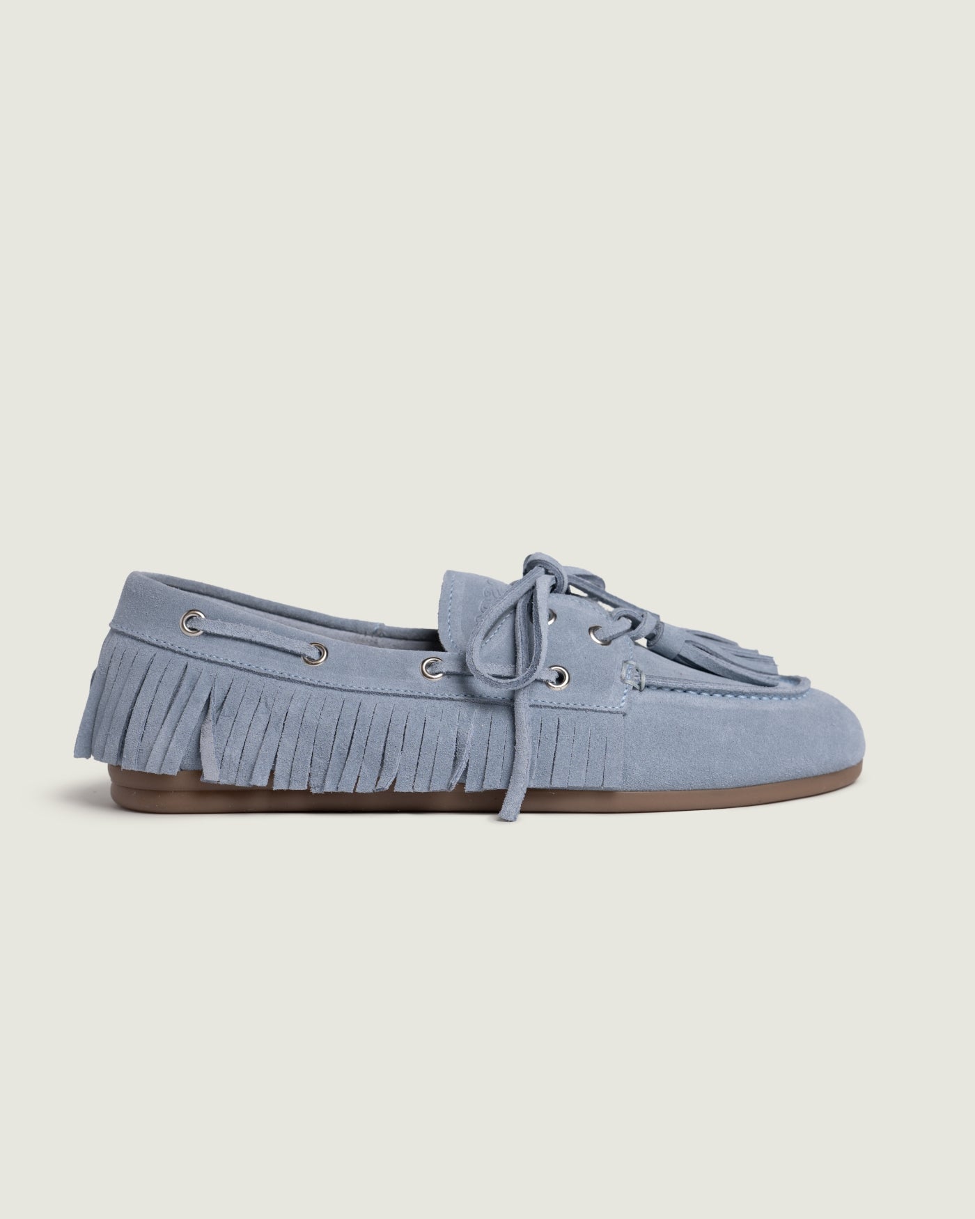 Boat Loafer Native Tassel - Suede | Blue lagoon
