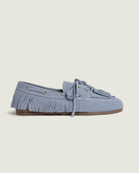 Boat Loafer Native Tassel - Suede | Blue lagoon