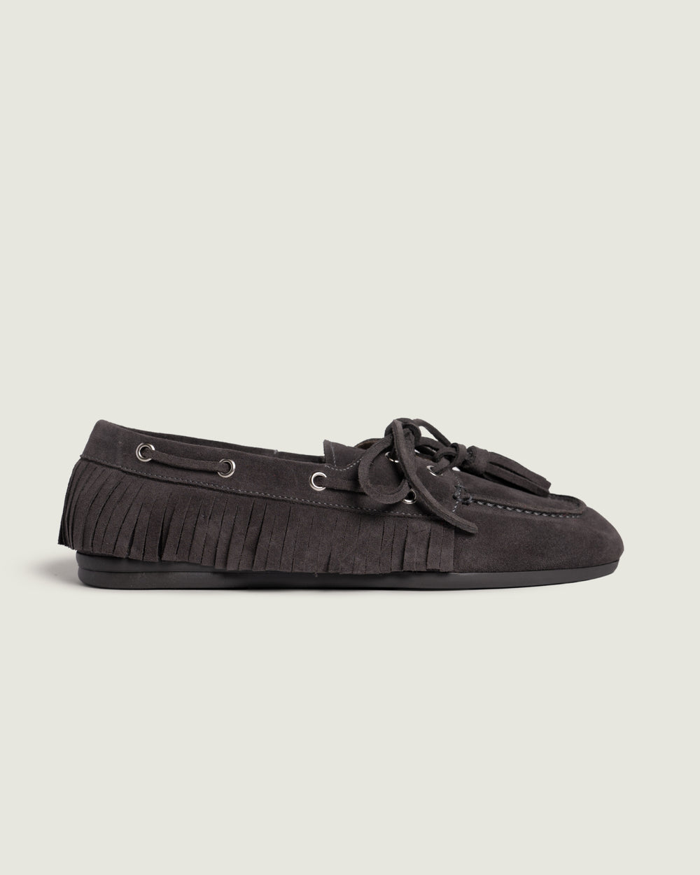 Boat Loafer Native Tassel - Suede | Daytona grey