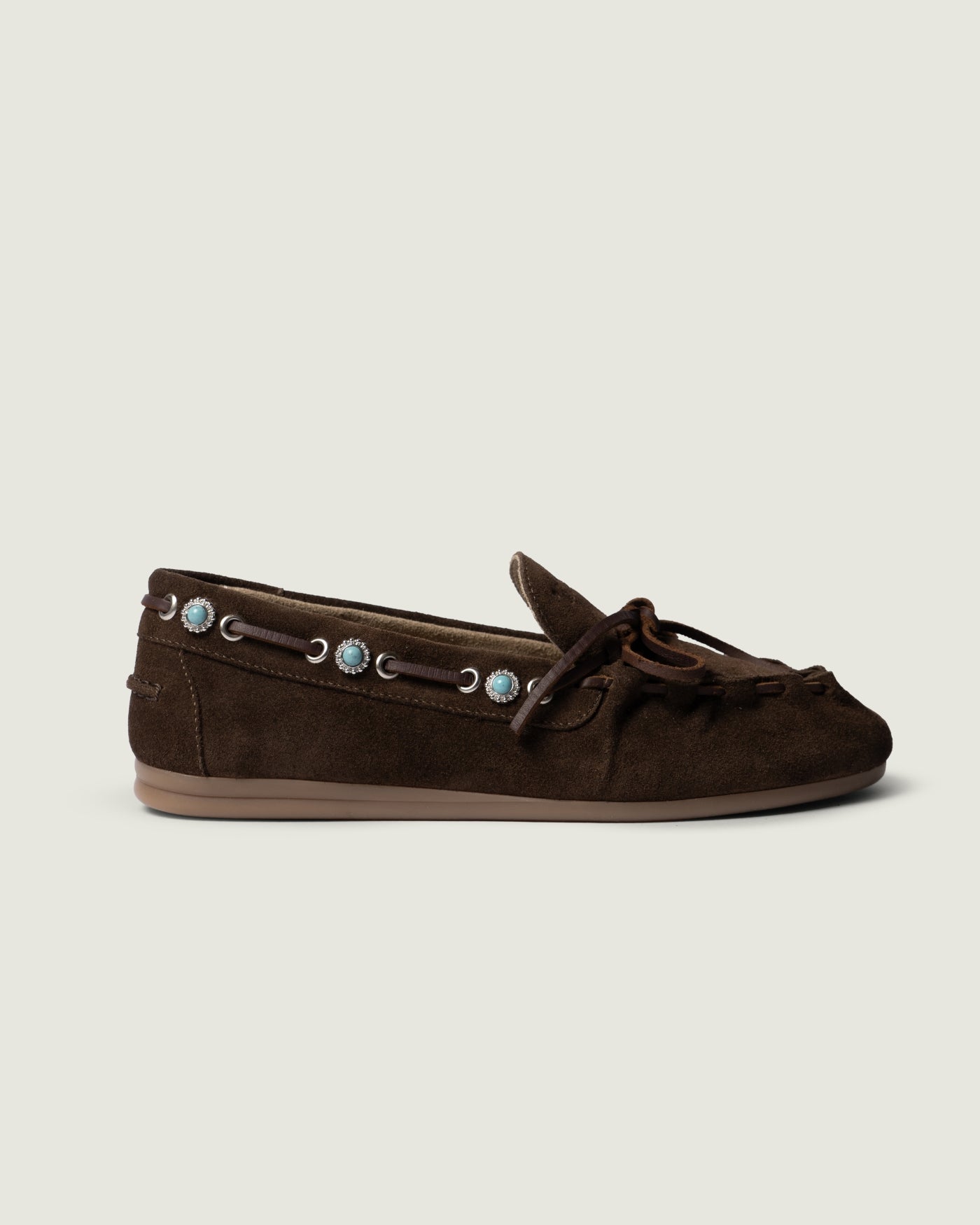 Boat Loafer Western | Dark brown