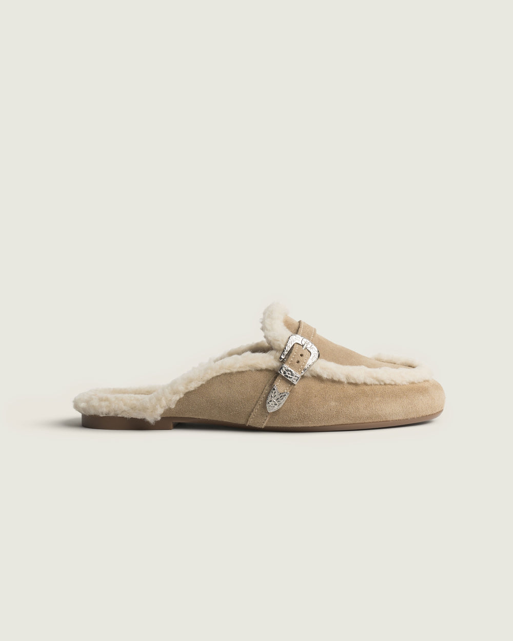 Aspen Mule - Suede | Light taupe