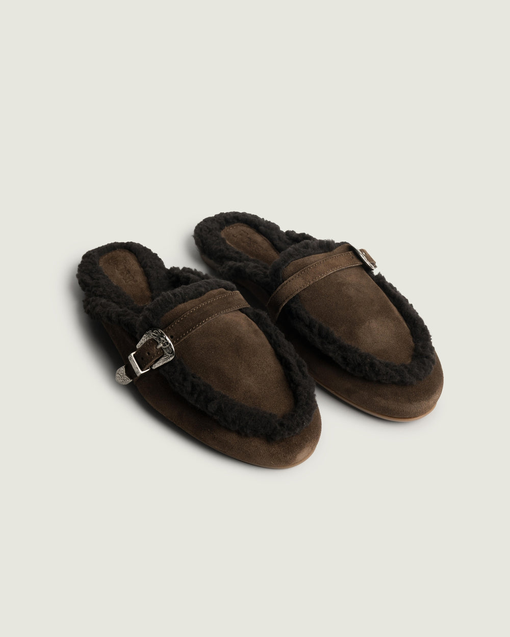 Aspen Mule - Suede | Dark brown