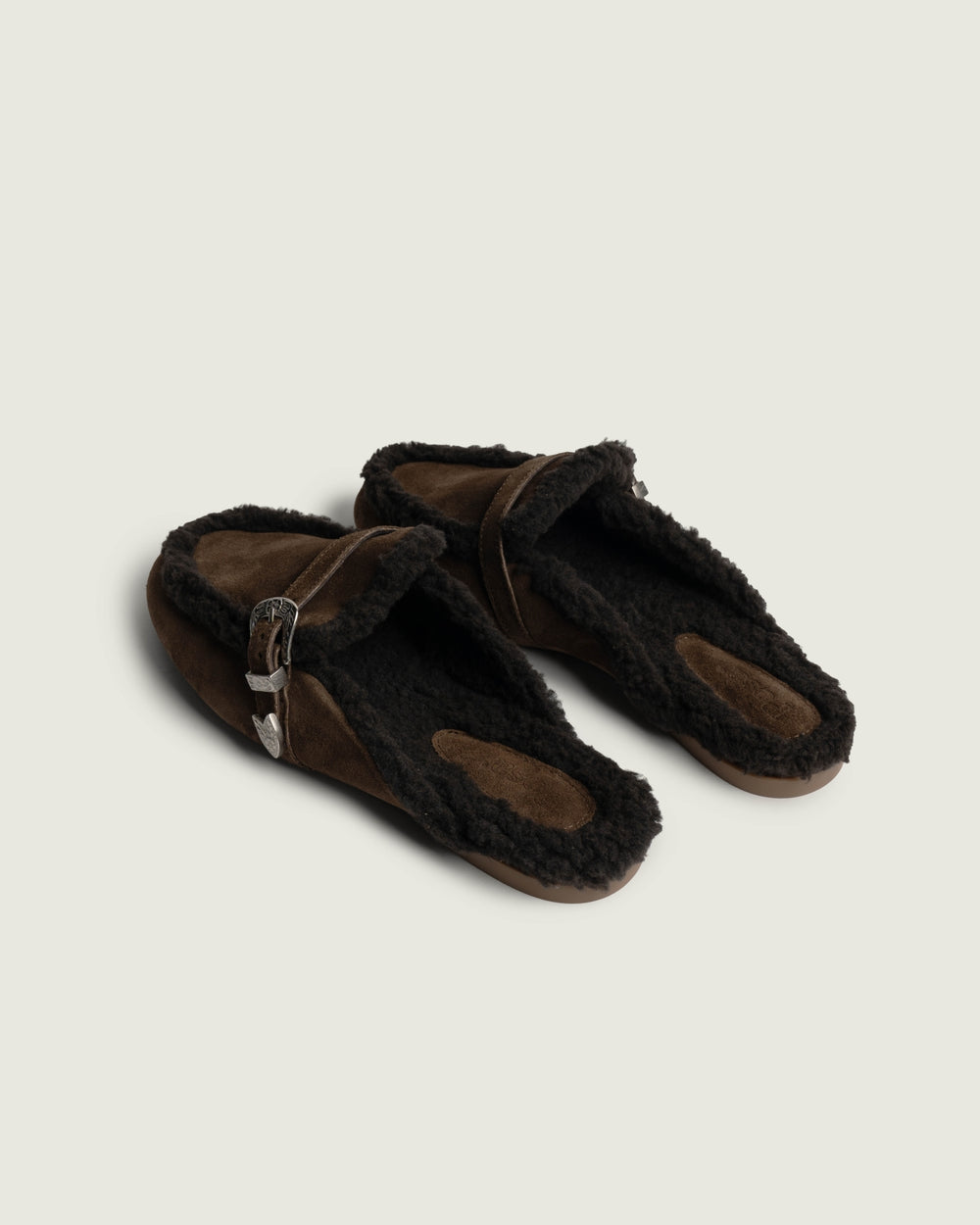 Aspen Mule - Suede | Dark brown