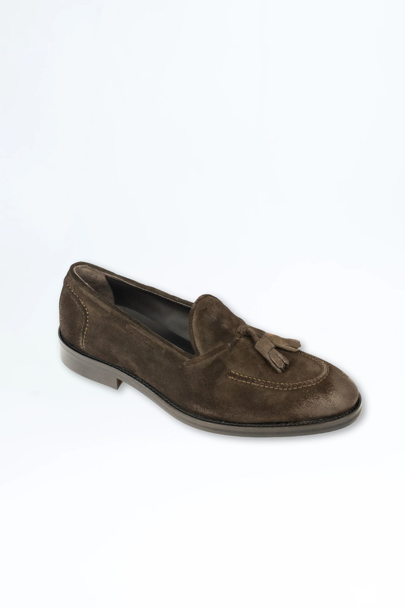 Italian Tassel Loafers - Dark Brown