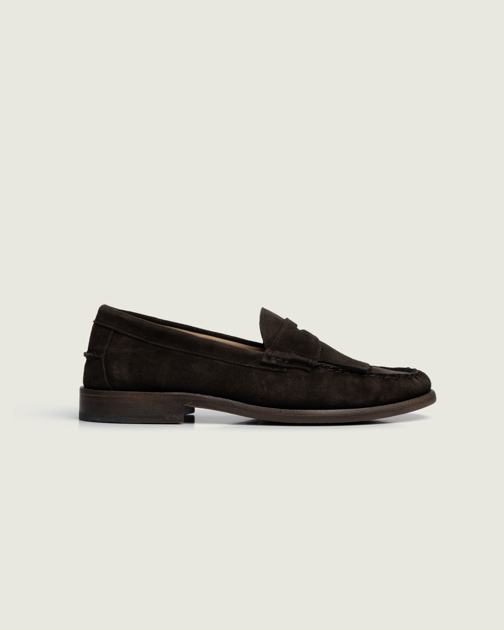 Fringe Moccasin | Dark brown