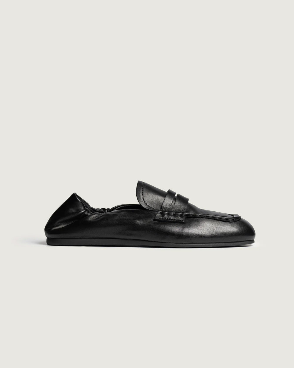 Penny Loafer Square - Leather | Black