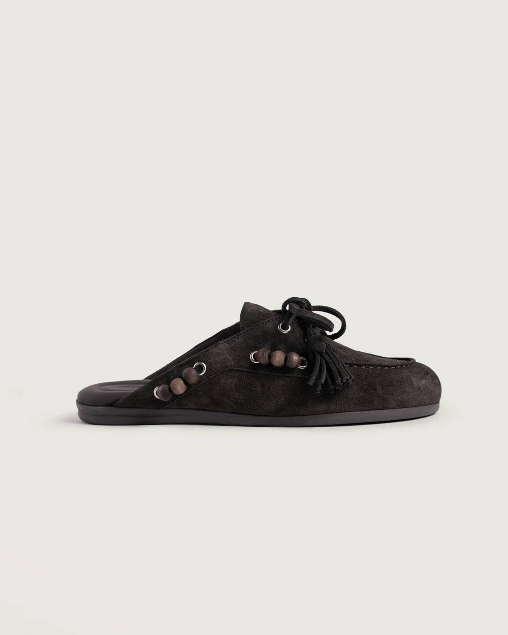 Boat Loafer Mule Beads | Espresso