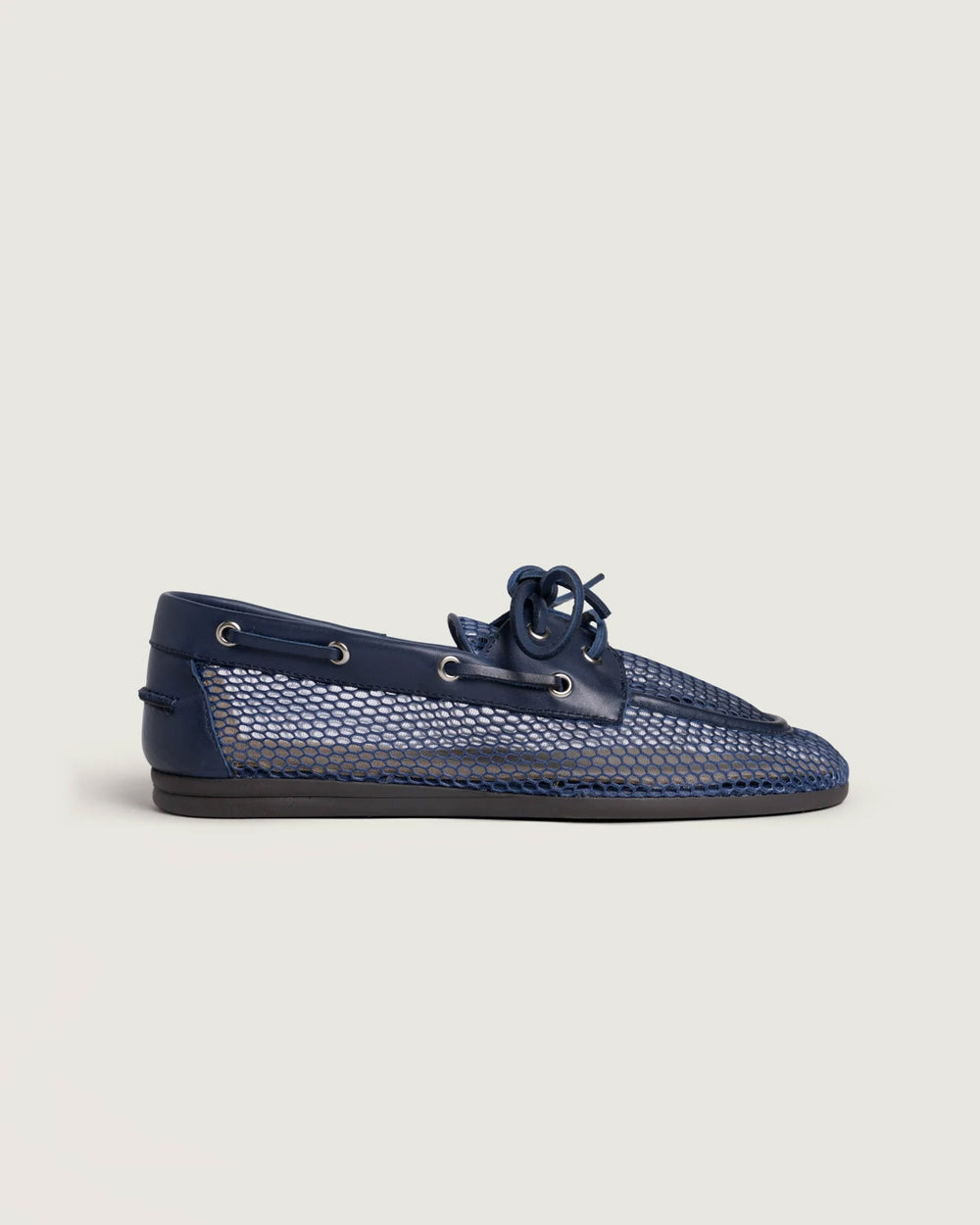 Boat Loafer Mesh - Leather | Blue