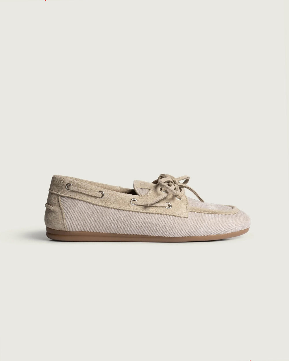 Boat Loafer Corduroy | Light taupe