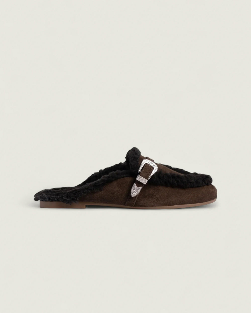 Aspen Mule - Suede | Dark brown