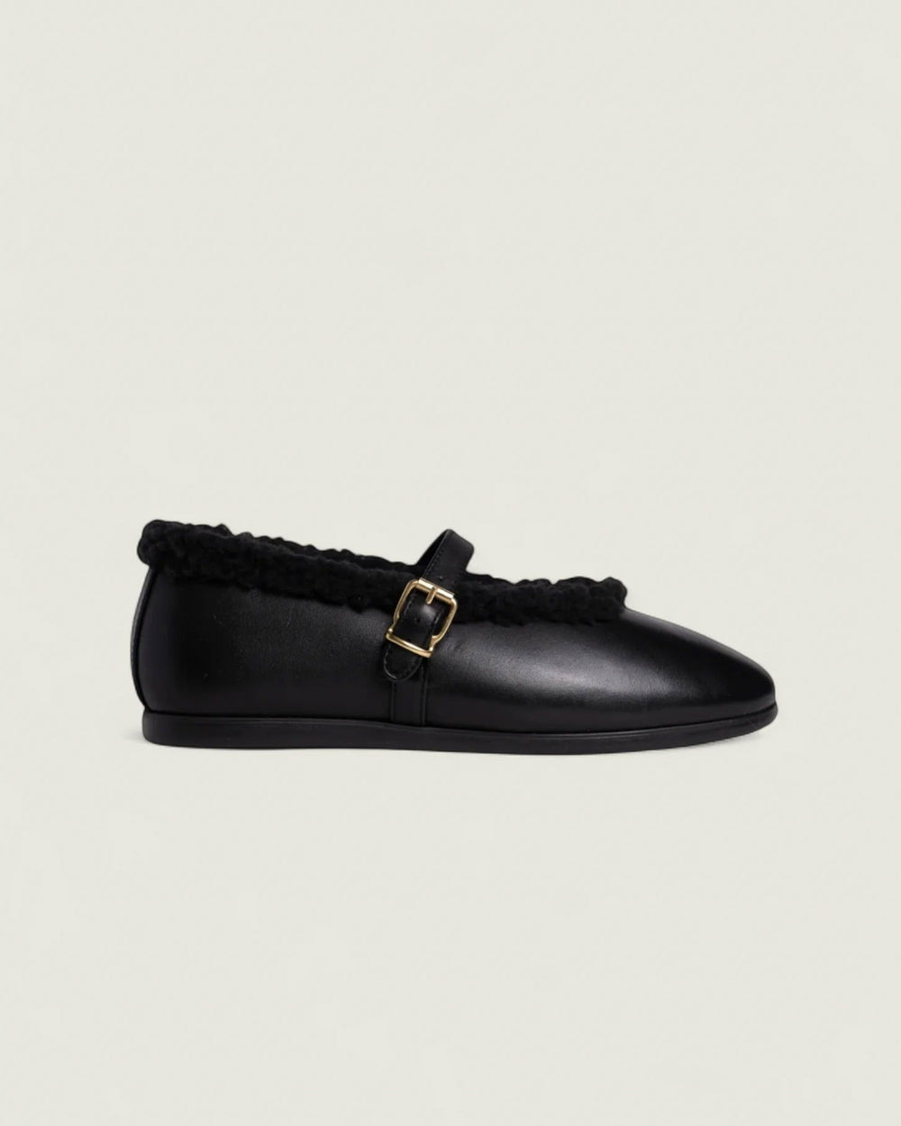 St. Moritz Ballet Flats - Leather | Black