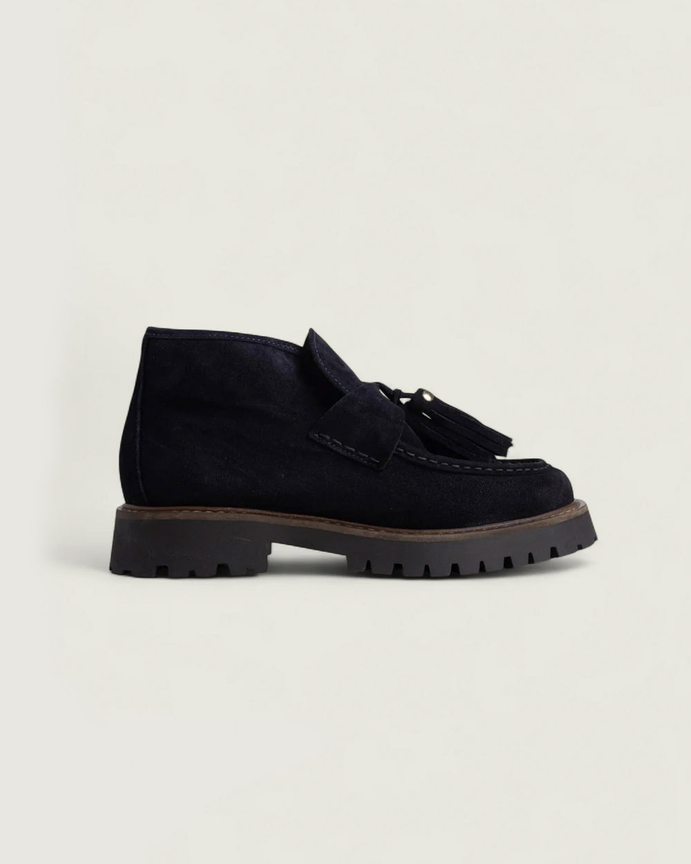 Aosta Tassel Boot | Navy