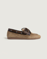Boat Loafer Brushed - Suede/ Leather | Coffee/ Caramelo