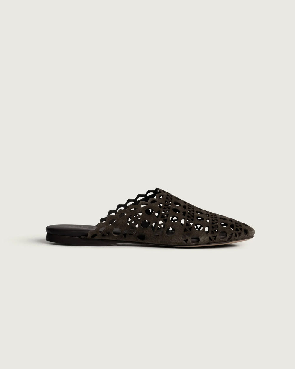 Aztec Mule - Suede | Dark grey