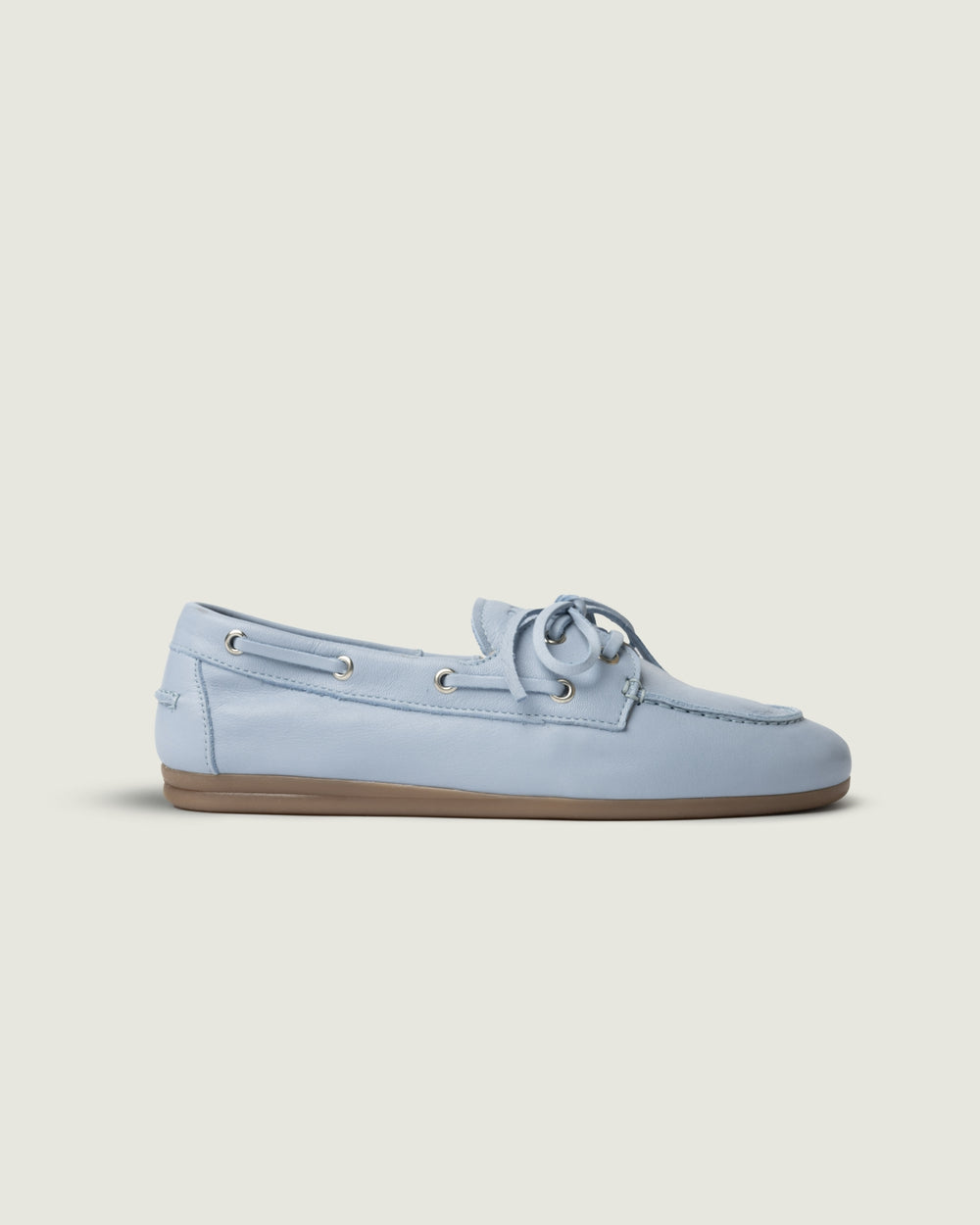 Boat Loafer - Soft Leather | Baby blue