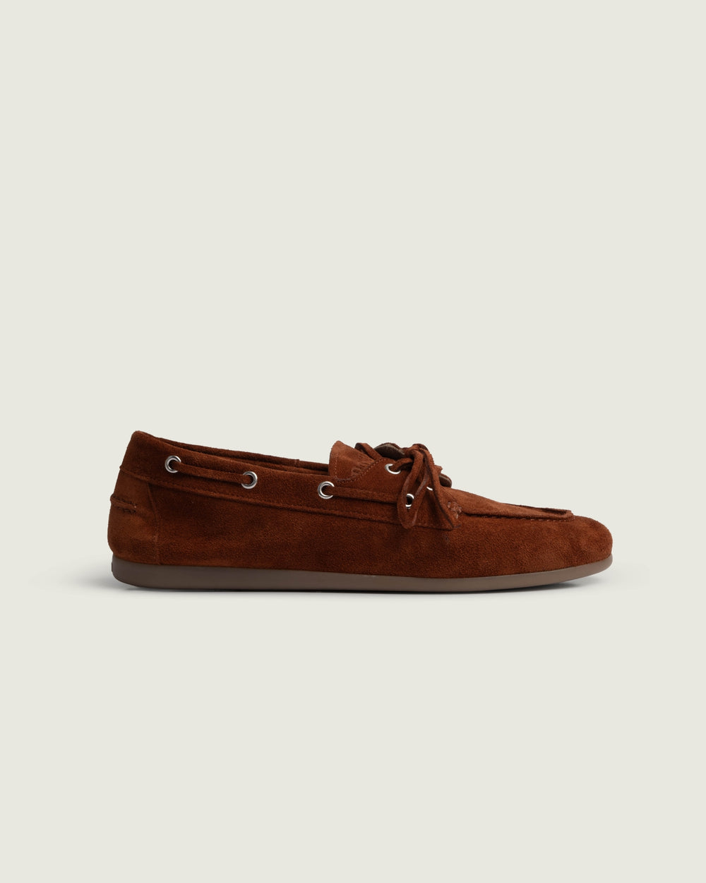 Boat Loafer - Suede | Rust
