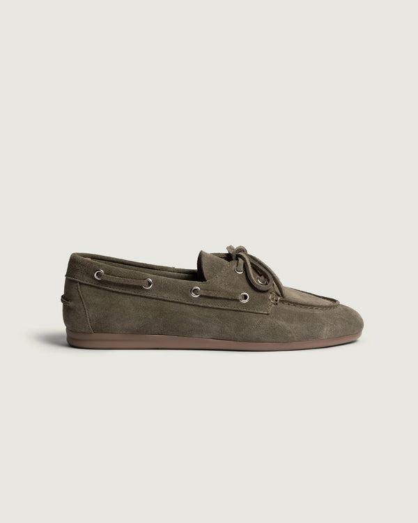 Boat Loafer Brushed - Suede | Khaki