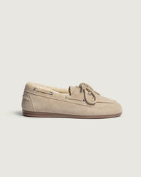 Boat Loafer Brushed - Fur | Light taupe