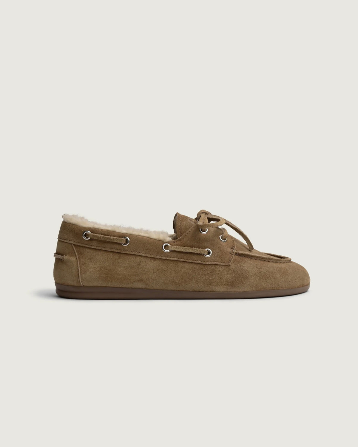 Boat Loafer Brushed - Fur | Camel