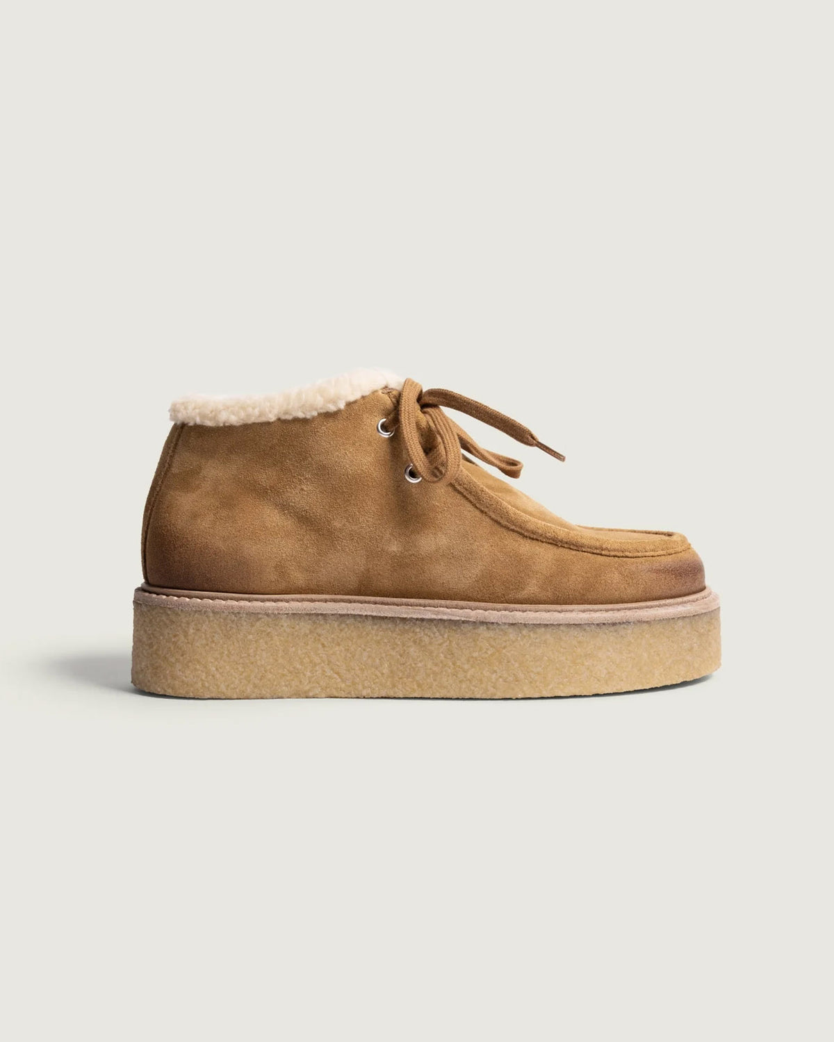 Chukka Shearling - Suede | Tan