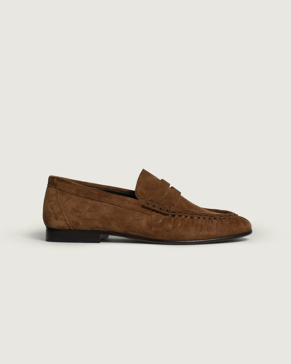 Penny Loafer Wrinkle - Suede | Cognac