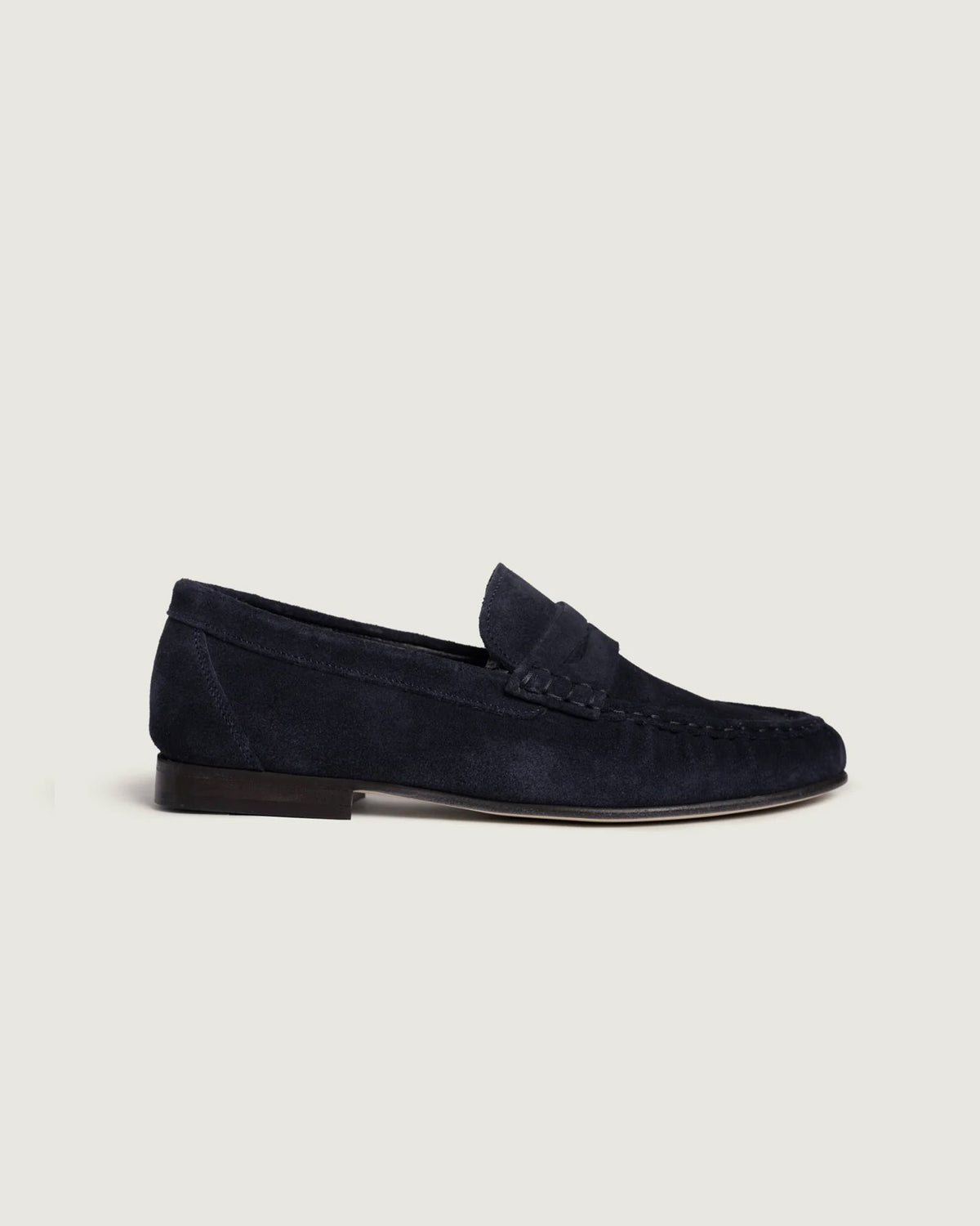 Penny Loafer Wrinkle - Suede | Navy
