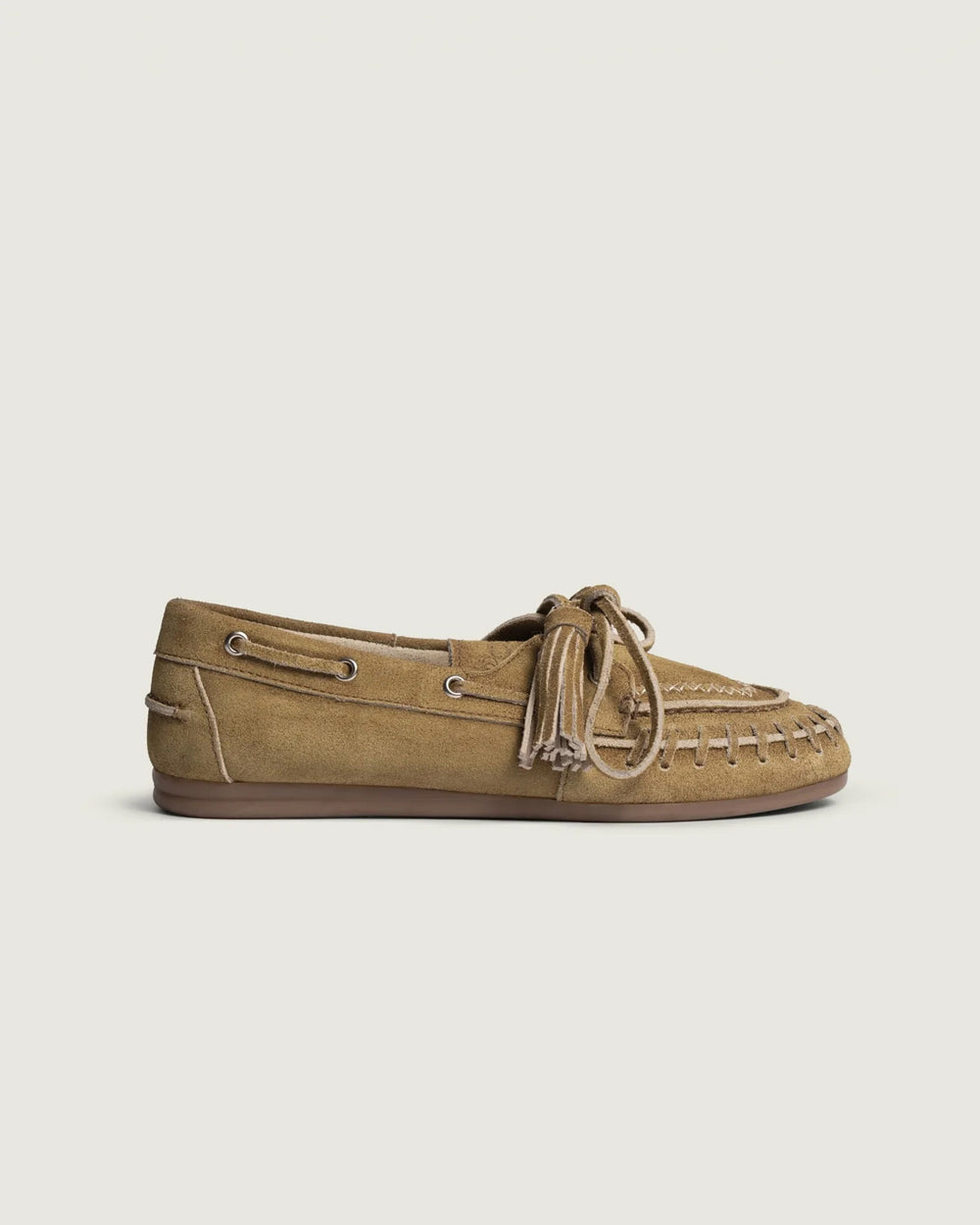 Boat Loafer Fringe | Tan