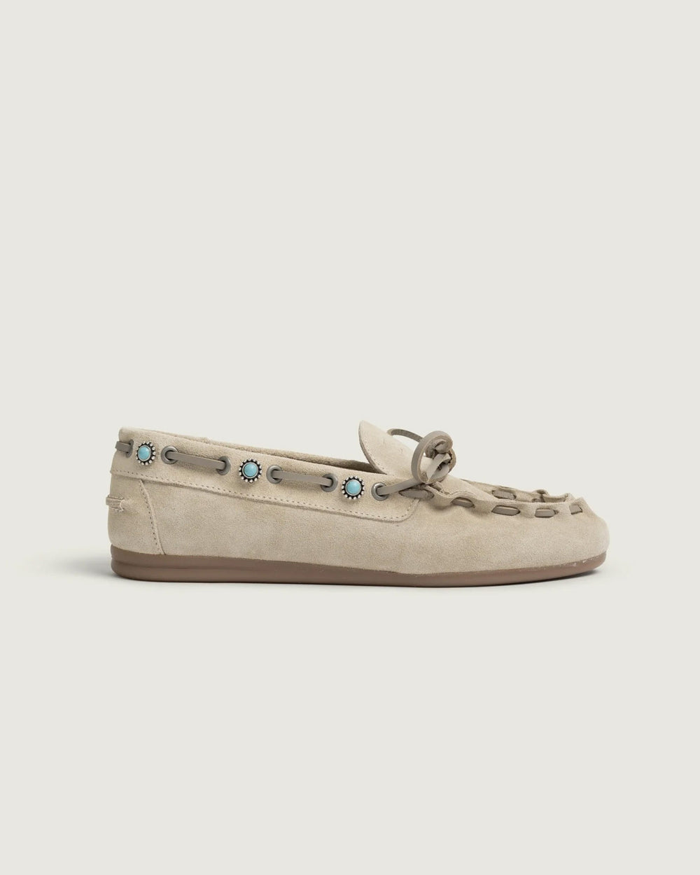 Boat Loafer Western | Light taupe