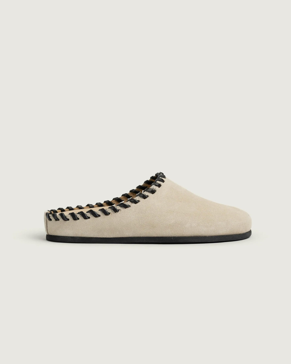 Mule - Saddle Stitch | Light taupe