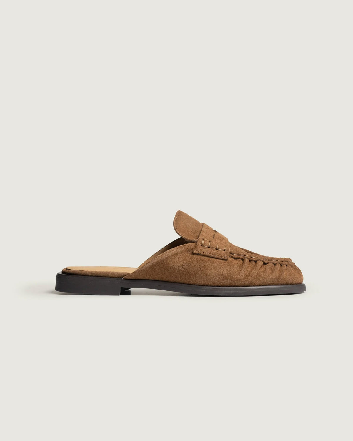 Penny Mule - Suede | Cognac