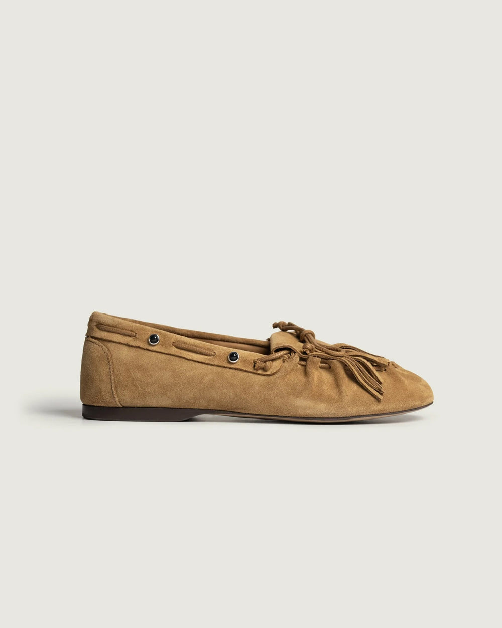 Fringe Moccasin | Cognac