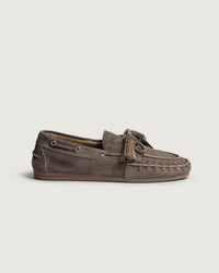 Boat Loafer Fringe Brushed | Drizzle