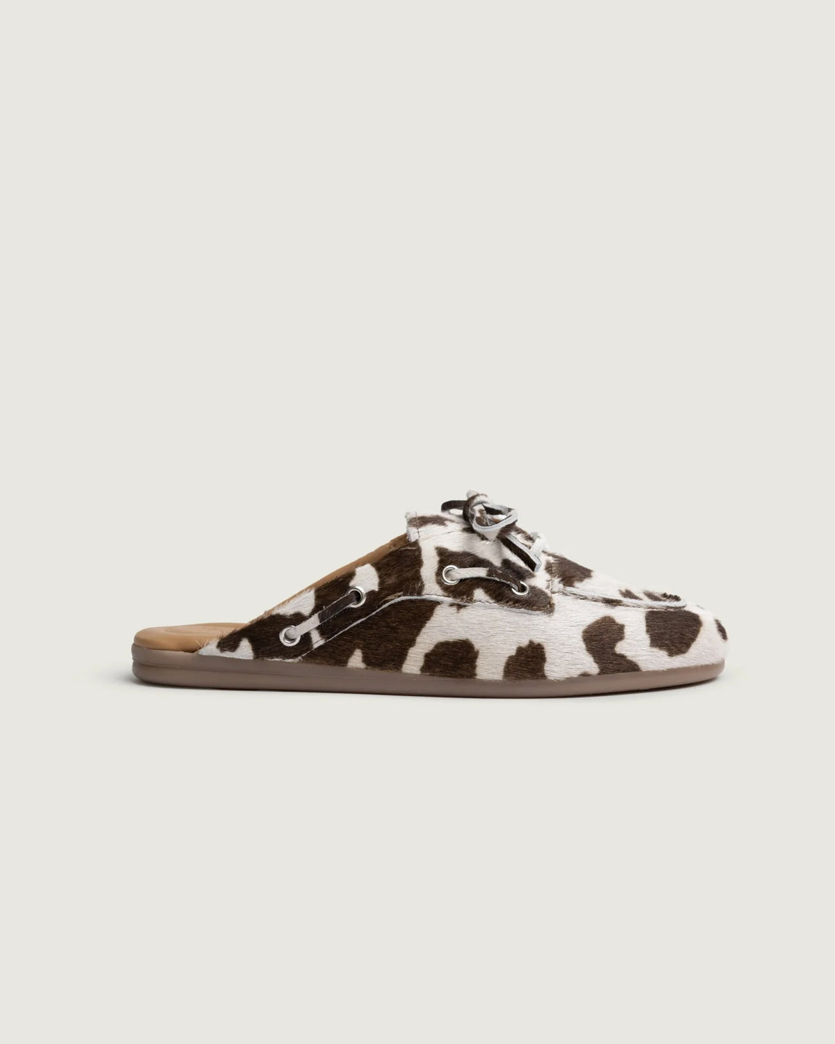 Boat Loafer Mule - Animal | Cow