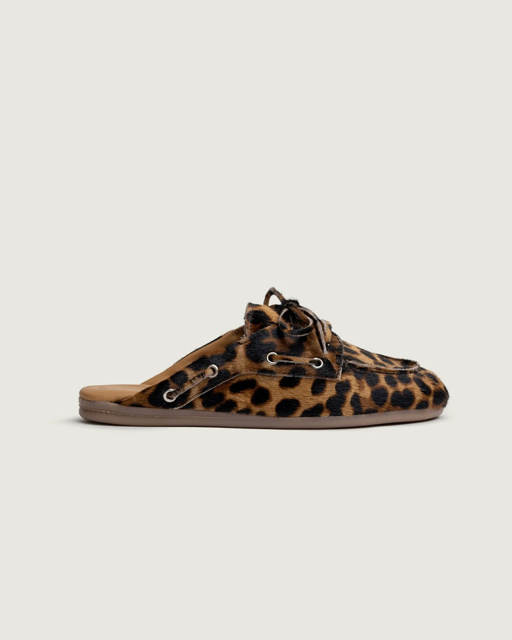 Boat Loafer Mule - Animal | Leopard