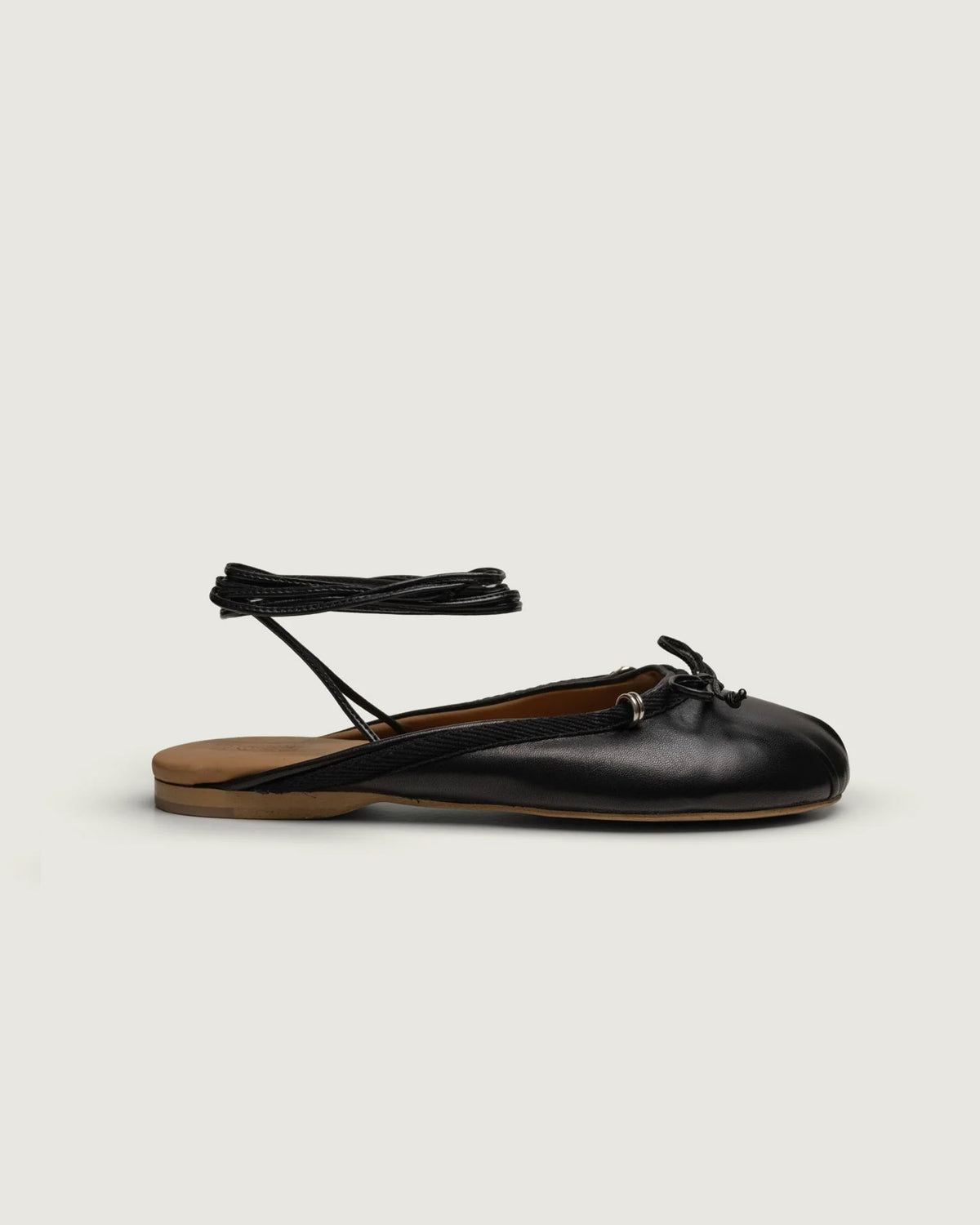 Vita Ballerina Mule - Leather | Black
