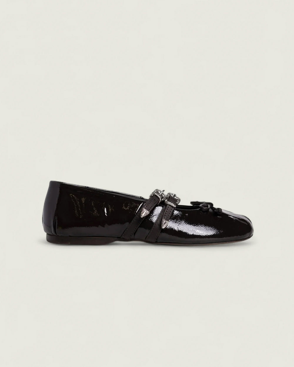 Vita Ballerina Western - Patent | Brown