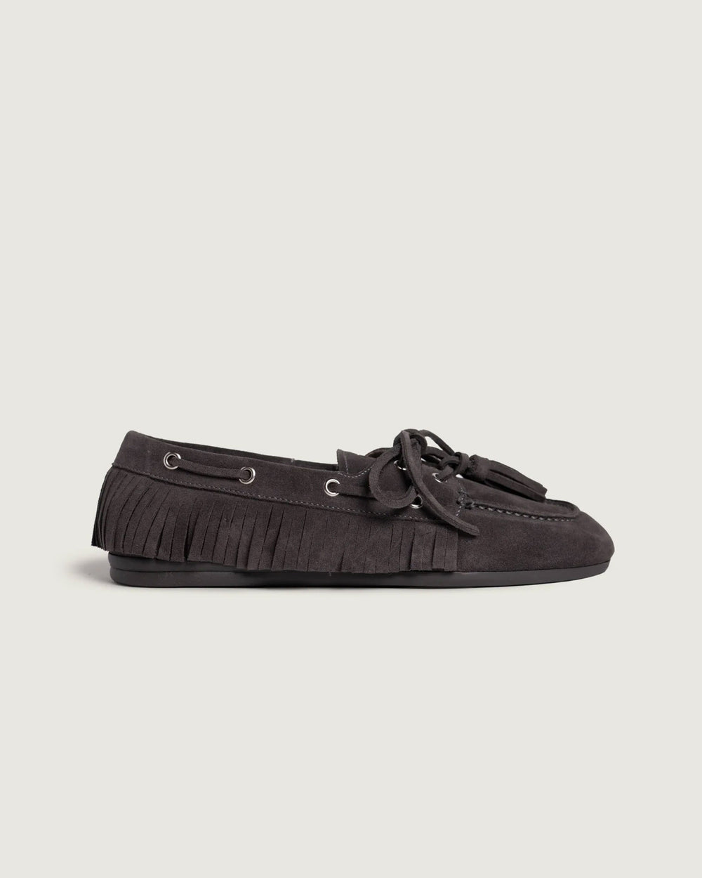 Boat Loafer Native Tassel - Suede | Daytona grey